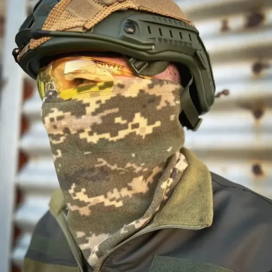 Бафф з утяжкою, шарф-труба фліс Піксель ЗСУ Запоріжжя