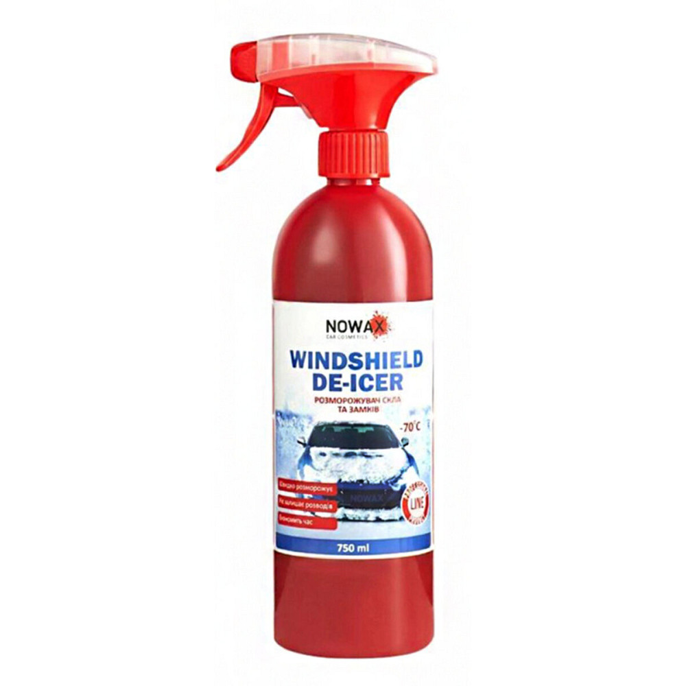 Розморожувач скла та замків Nowax Windshield De-Icer, 750мл Киев - изображение 1