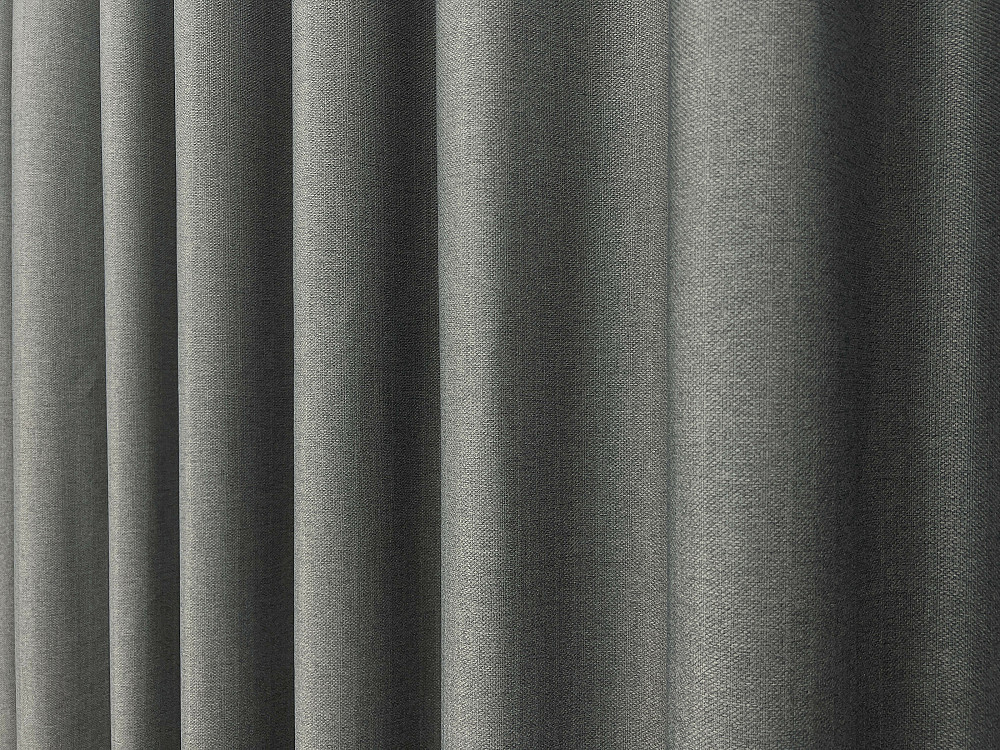 Комплект штор VR-Textil Шеніл 150х270 2шт і Тюль 400х270 1592ш-1680т Сірий з білим 71-195/3 Київ - фото 7