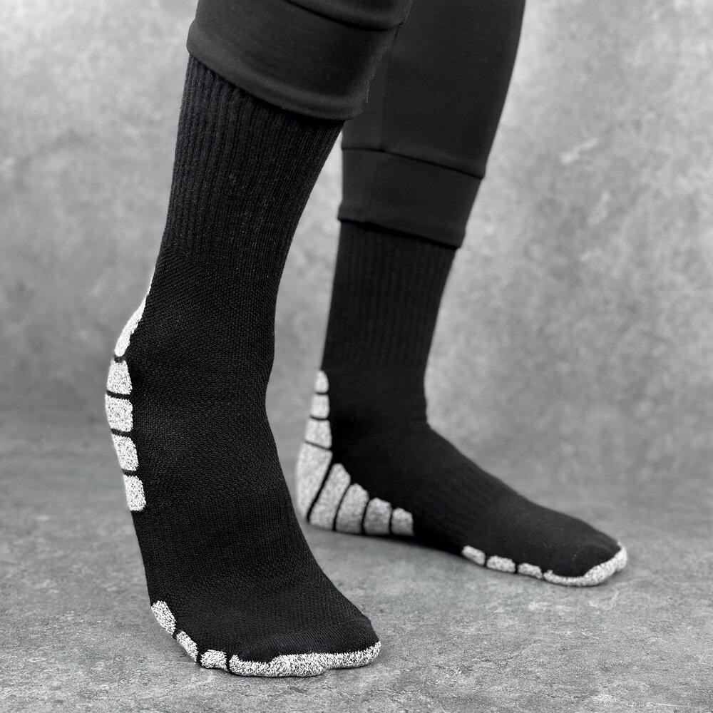 Чорні шкарпетки для чоловіків спортивні Pobedov Blank Київ - фото 7