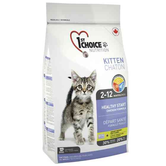 1st Choice Kitten Healthy Start ФЕСТ ЧОЙС КУРКА ДЛЯ КОШЕНЯТ сухий суперпреміум корм для кошенят Київ