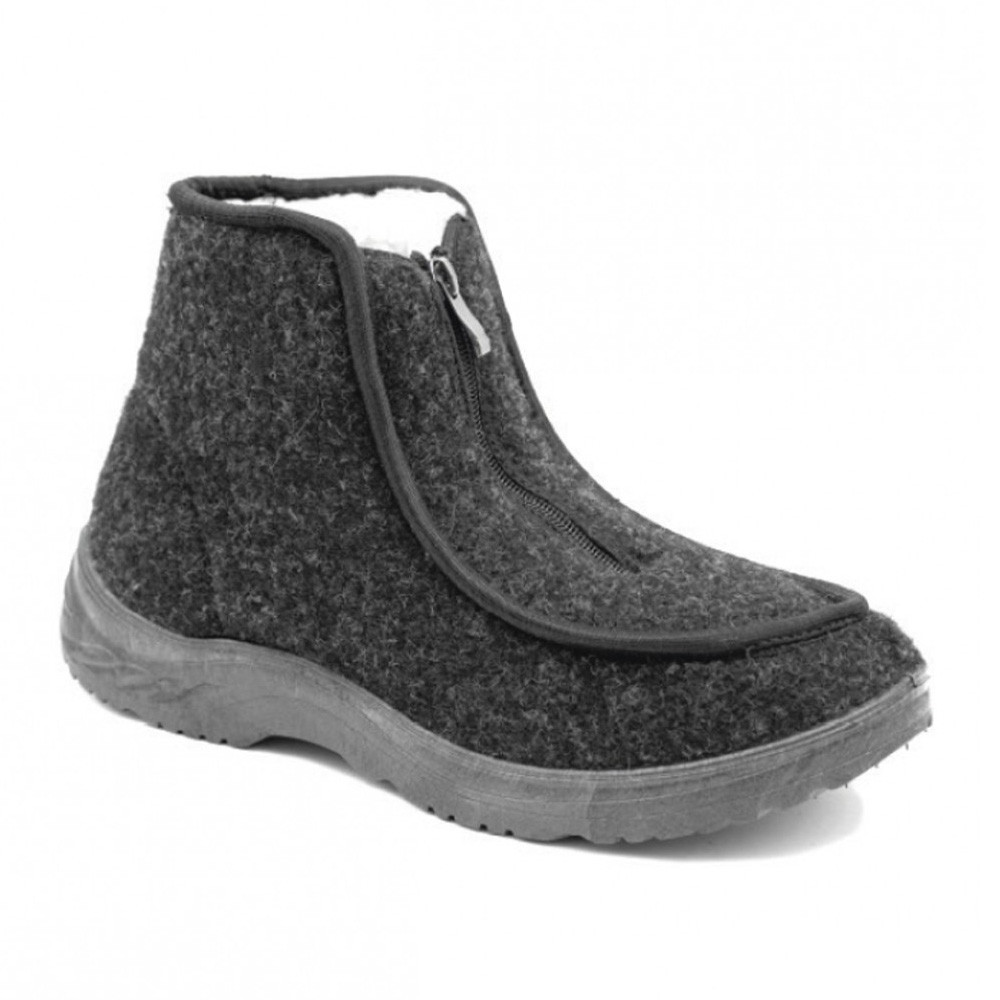 Хутряні бурки, Чоловіче полегшене взуття, Зручні черевики для роботи, Міцне взуття для чоловіків FN-88 Львів - фото 8