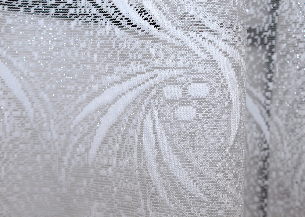 Тюль жакард VR-Textil № 854т Арка на кухню колір білий 200х160 см (53-0271) Київ - фото 4