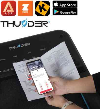 Бігова доріжка електрична THUNDER IMPACT-SILVER Київ