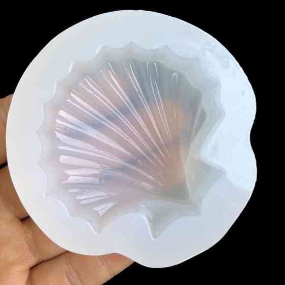 Силикновая формочка Ракушка 62 на 62 мм серый Киев