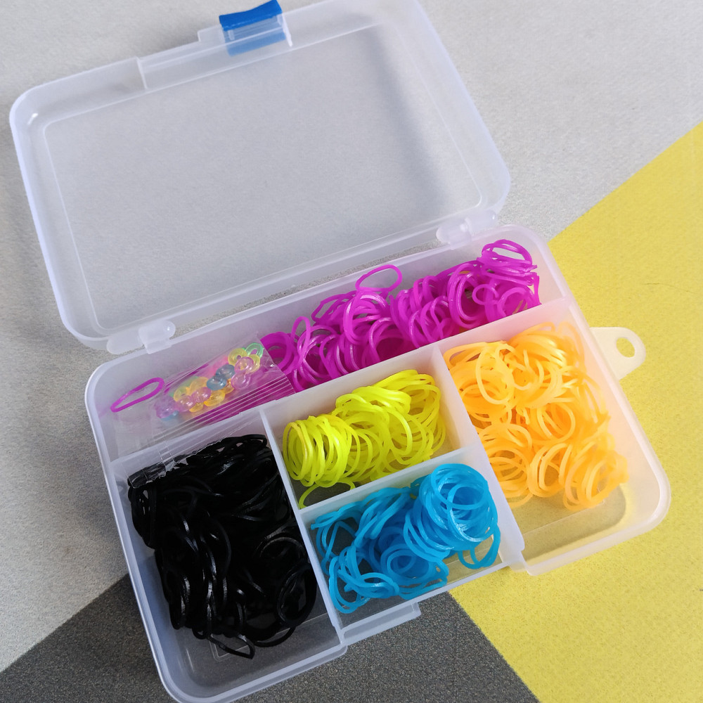 Набор резинок для плетения браслетов в чемодане. Киев - изображение 1