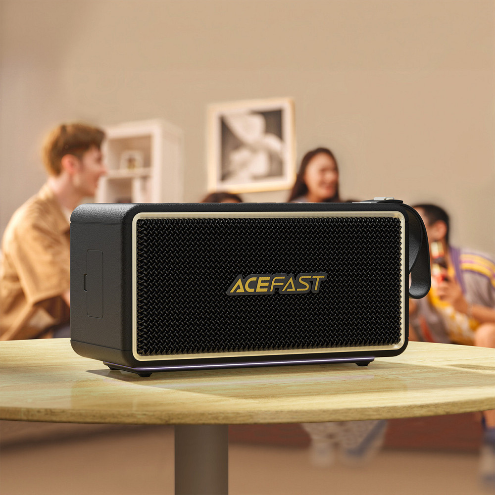 Портативна колонка ACEFAST K3 Max portable wireless speaker Black Киев - изображение 7