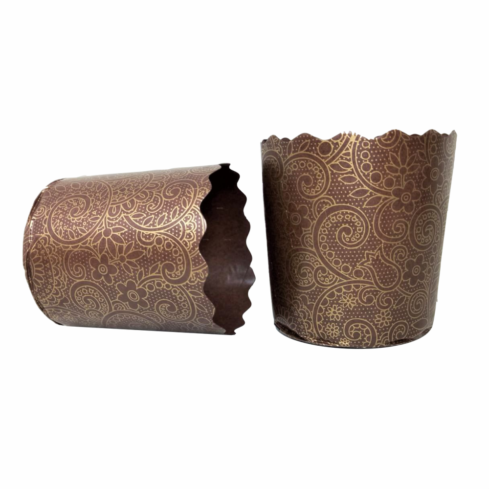 Паперова форма для пасок 100–150 г, d70×h85 мм, Італійські, упаковка 50 шт, для випічки великодніх пасок Харків - фото 1