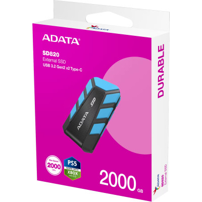 Накопичувач SSD USB 3.2 2TB SD820 ADATA (SD820-2000G-CBU) Вінниця - фото 6