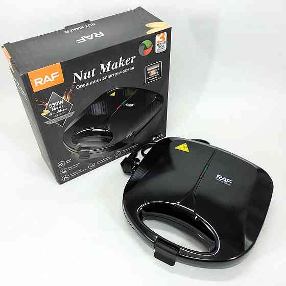 Компактна електрична вафельниця RAF, Мультипекар вафельниця, Потужна вафельниця Електрична QT-72 Івано-Франківськ