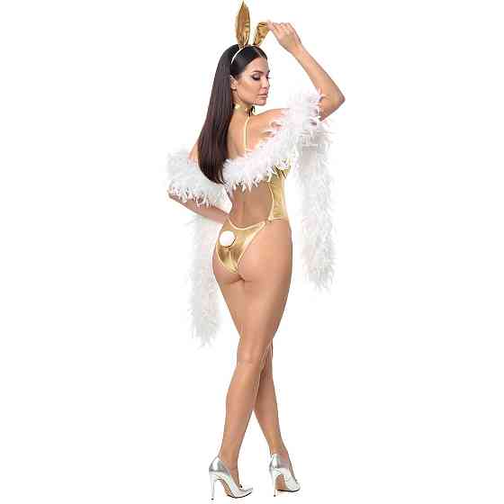 Эротический костюм зайки Art of Sex - Secret bunny, цвет золото, размер M Sex Aura Киев