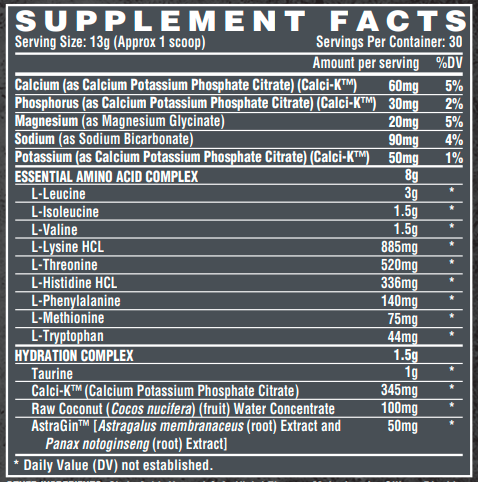 Аминокислоты EAA Nutrex EAA Hydration 390g фруктовый пунш Киев - изображение 4