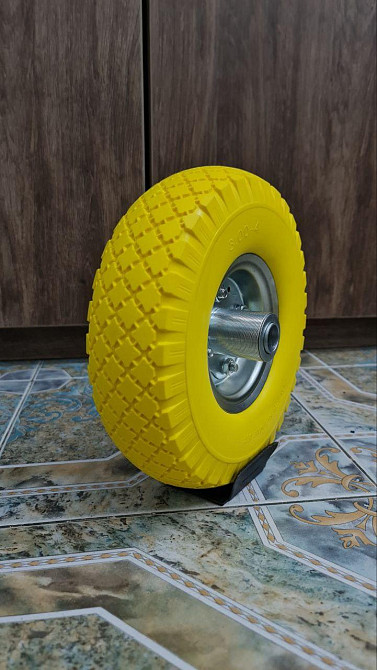 Колесо для тачки 3.00х4 Пенополиуретановое Колеса на строительную тачку Колеса на тачку полиуретановые Белая Церковь - изображение 4