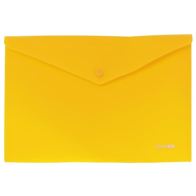 Папка - конверт Economix А4 180 мкм, непрозрачная, фактура "помаранч", желтая (E31305-55) Винница - изображение 1
