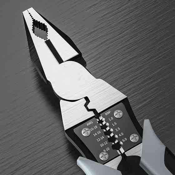 Многофункциональные универсальные диагональные плоскогубцы, пассатижи 1.5-6мм2 7