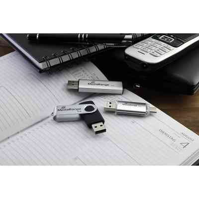 USB флеш накопитель Mediarange 32GB Silver USB 3.0 / Type-C (MR936) Винница