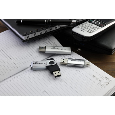 USB флеш накопитель Mediarange 32GB Silver USB 3.0 / Type-C (MR936) Винница - изображение 4