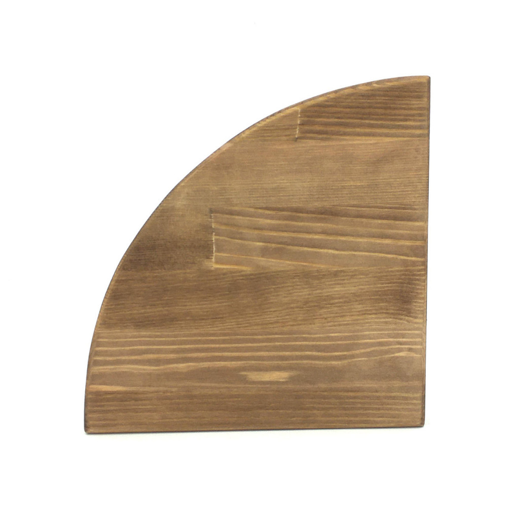 Угловая настенная полка 