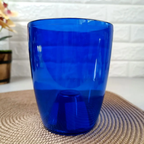 Вазон Орхідея 15*17см синій прозорий Алеана Житомир - изображение 2