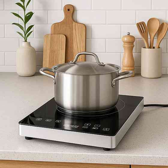 Инфракрасная электроплита, 2000Вт, 1 конфорка, СВ-1320 / Электрическая настольная плита / Плита электрическая Киев