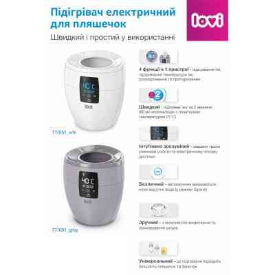 Подогреватель Lovi Серый (77/051_grey) Винница