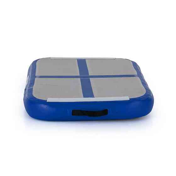 Килимок надувний inSPORTline Airplace 90x60 см, сіро-синій Київ