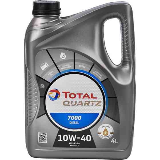 Моторне масло Total Quartz 7000 Diesel 10W-40 4л Львів