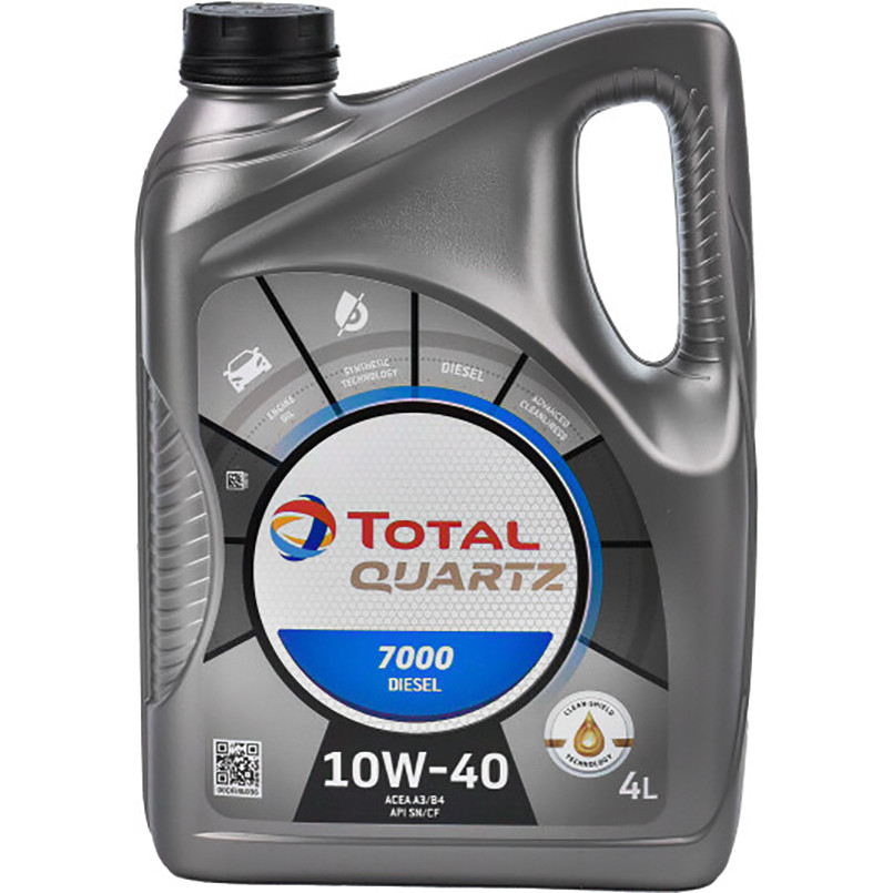 Моторне масло Total Quartz 7000 Diesel 10W-40 4л Львів - фото 1