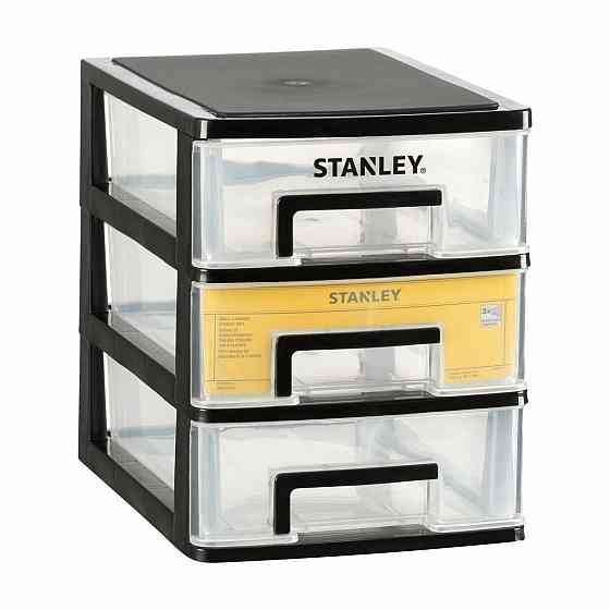 Ящик STANLEY ESSENTIAL L вертикальний з 3 висувними секціями, пластмасовий, 34 x 25 x 32 см Одеса