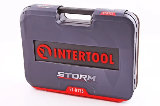 Набор инструмента 126 ед. Intertool Storm 1/2, 1/4, 3/8 Винница
