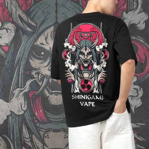 Футболка чоловіча з  принтом Shinigami Vape Розмір 48 Дніпро - фото 4