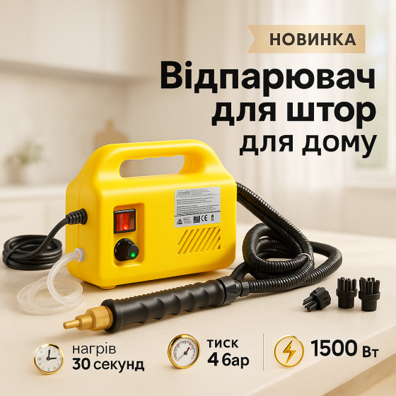 Відпарювач ручний для будь-якої тканини, Праска-відпарювач для будь-якого типу одягу AT-73 Львів