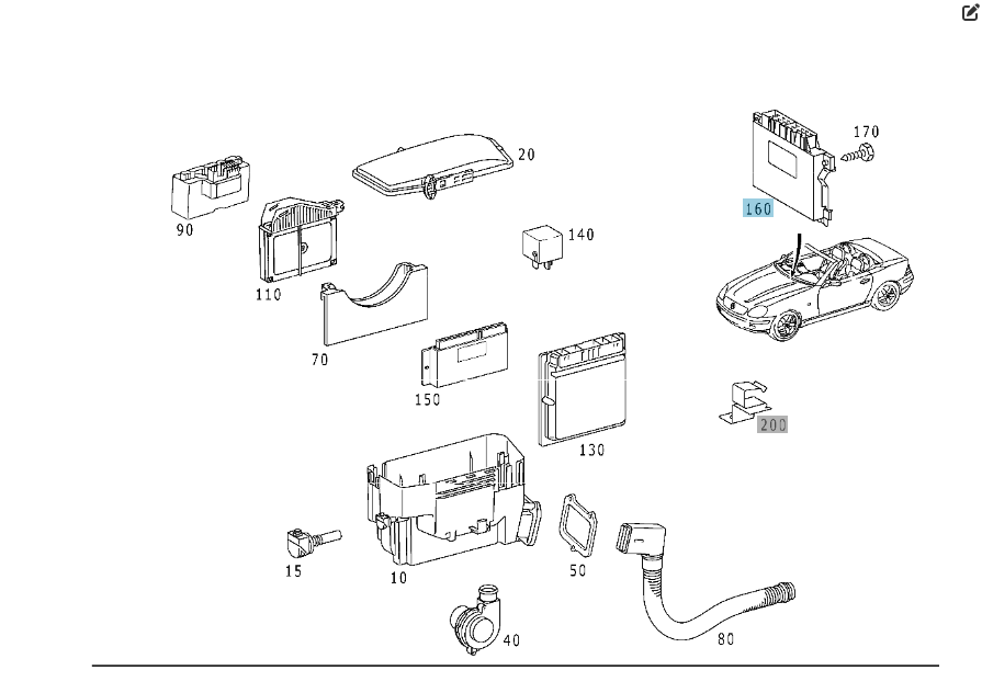Mercedes-Benz  A0305452932 Блок керування 5 ступінчастою АКП EGS52 CL C215 S-class short W220 SLK R170 S-class long V220 Одесса - изображение 2