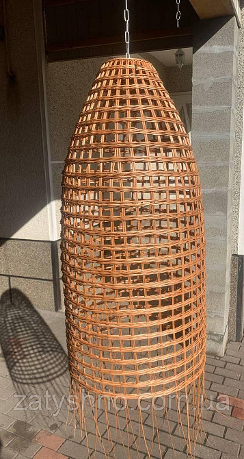 Светильник плетеный высокий из лозы Киев - изображение 5