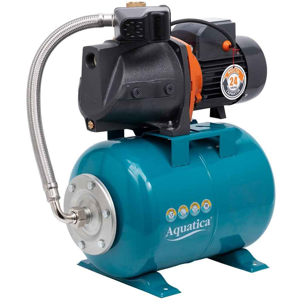 Станція 1.1кВт Hmax 55м Qmax 80л/хв (самовсмоктуючий насос) 24л AquaticaLEO XJWm/15mA3/UA (775325/24) Рівне - фото 4