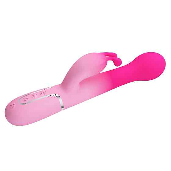 Вибратор-кролик 3 в 1 PRETTY LOVE Dejon вибро, ротация и фрикции, розовый Sex Aura Киев