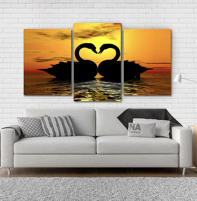 Модульна картина Лебеді Art-108_3 Київ - фото 2