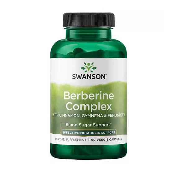 Berberine Complex with Cinnamon Gymnema &amp; Fenugreek - 90 vcaps Луцьк