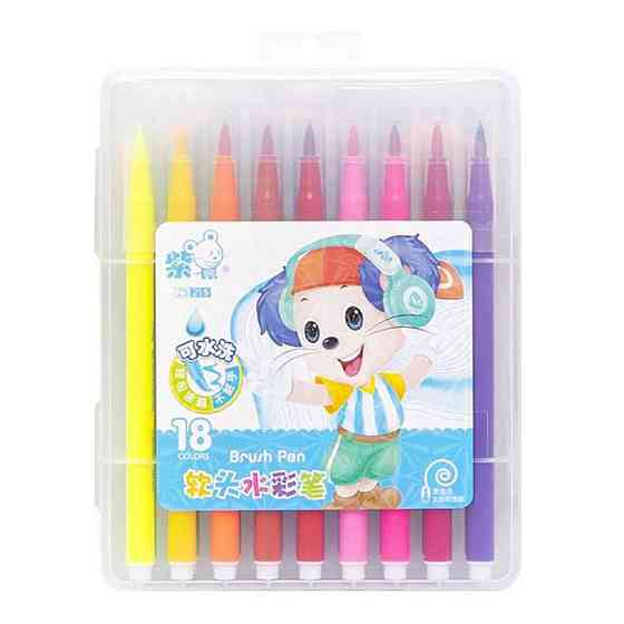 Детский набор фломастеров 215-18(Blue) 18 цветов Винница