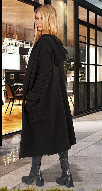 Теплий кардиган з капюшоном (48-52) Київ - фото 10