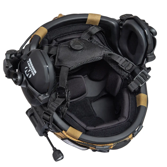 Шлем Fast Team Wendy Helmet NIJ IIIA + наушники Walkers Razor Slim + чебурашки + фонарик + кавер (XL Винница - изображение 5