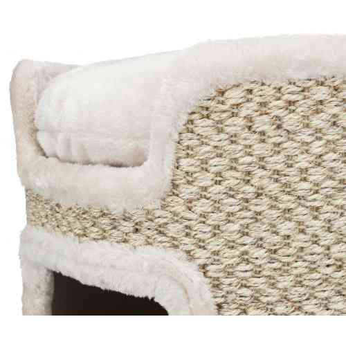 Дряпка-будиночок Trixie Ria для котів сизаль сіра 37х37 см Київ