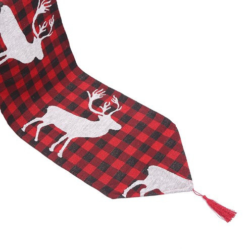 Скатертина новорічна "Олені" - розмір скатертини 180*33см, текстиль Київ - фото 2