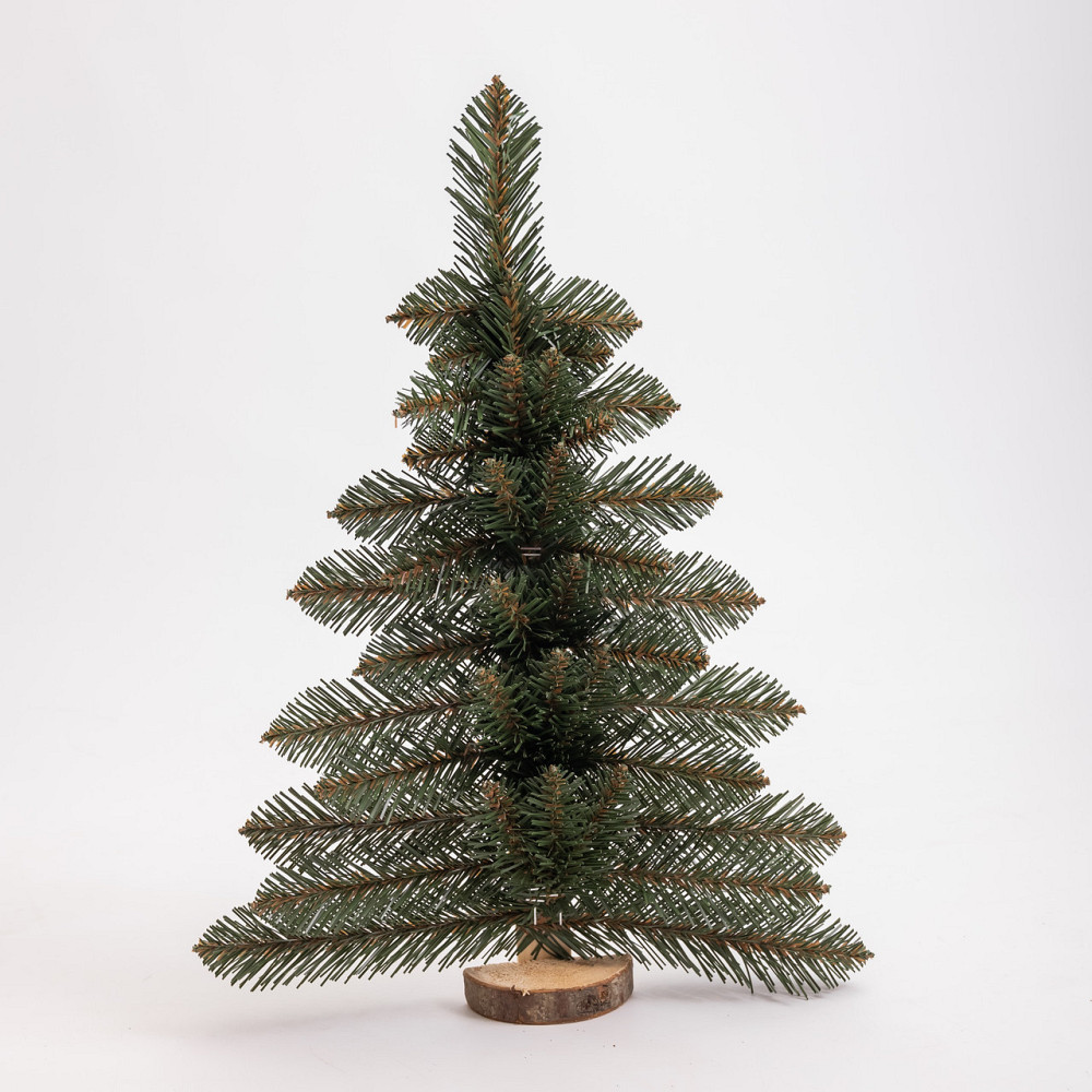 Искусственная елка настенная Полонина 60 см на деревянной подставке SOK-M-V-1 Киев - изображение 3