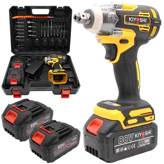 Акумуляторний гайковерн + набір інструментів,2 АКБ 88В,в кейсі SBR Київ