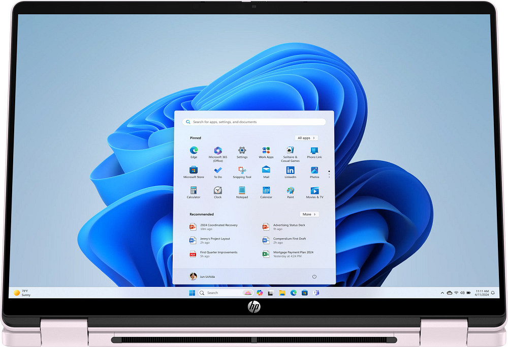 HP OmniBook 5 Flip x360 14-fp0031ua 14"2K IPS Ts,300n/Core3-100U/8Gb/SSD512G/IntGr/Win11H/Рожевий Вінниця - фото 7