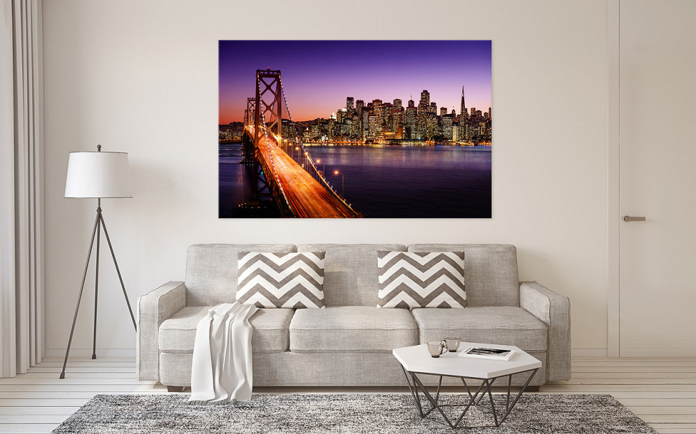 Картина холст в гостиную / спальню  Нью-Йорк  MLP_29 90х180см Киев - изображение 2