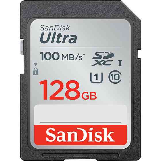 SDXC (UHS-1) SanDisk Ultra 128Gb class 10 (100Mb/s) Киев