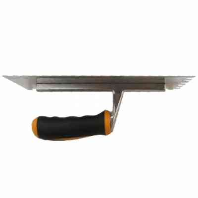 Затирка Tolsen нержавійка 280х120 мм зуб 10 мм Ерго ручка (41017) Вінниця