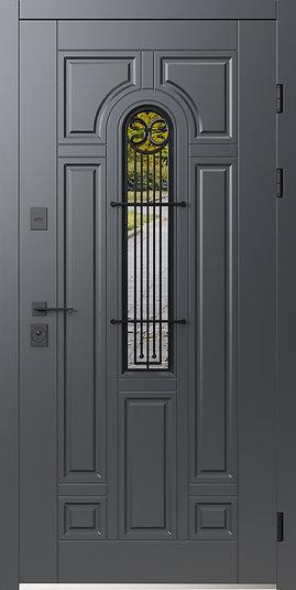 Дверь входная SARMAK Элегант термо Лучия деревянная панель ArWood RAL 7016 960х2040 мм Киев - изображение 1